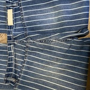 Striped Flare Jeans